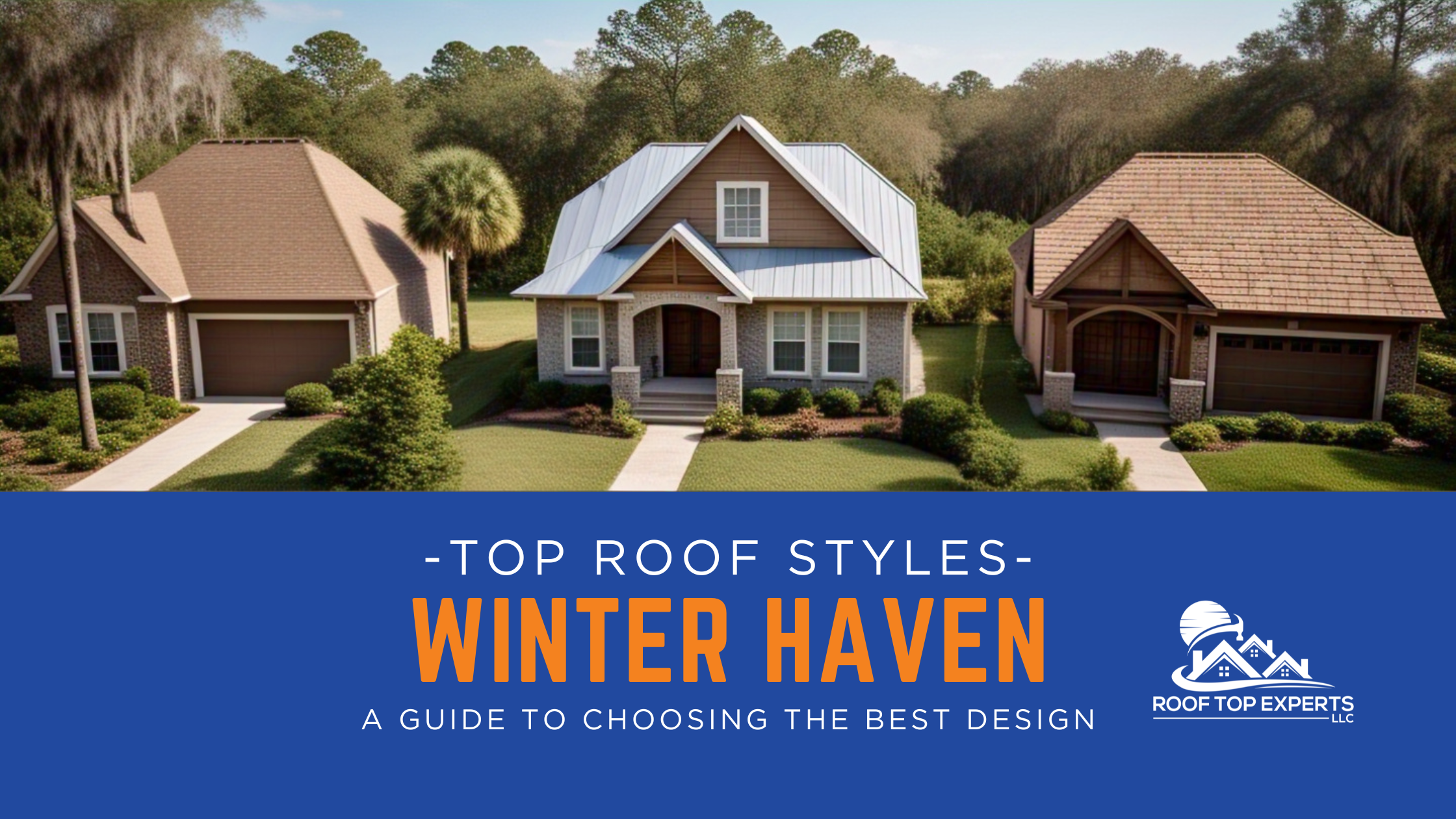 Top Roof Styles Winter Haven: A Guide to Choosing the Best Design